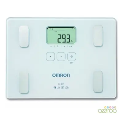 Omron BF212 Slim Body Fat Mass Home Composition Monitor Bathroom Weight Scales