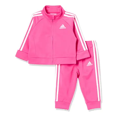 adids Girls 2-Piece Classic Tricot Track Suit Jacket & Pants Magenta