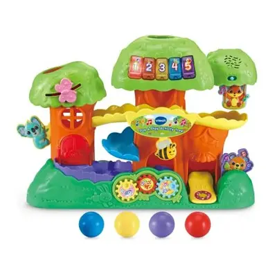 Baby Pop & Play Activity Tree, Interactive Baby Toy with Coloured Balls, Lights & Music, Learn N