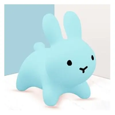 (Blue) Inflatable Bunny Rabbit Bouncer Jumping Horse Toys