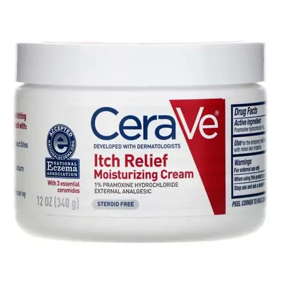 CeraVe Itch Relief Moisturizing Cream 340g UK Stock