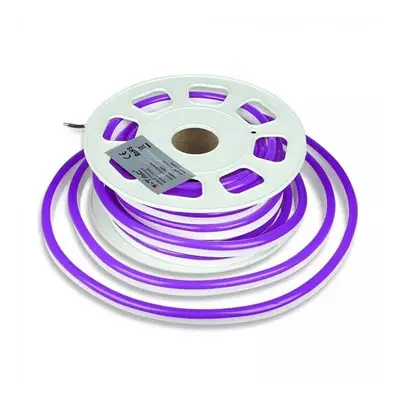 NEON FLEX COLORCODE:VIOLET 24V - 10m, 8W/m, 320lm, x 16.5mm