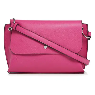 The Collection Womens Bright Pink Textured Cross Body Bag