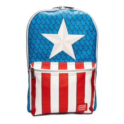 Captain America Costume Mini Backpack with Pin