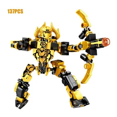 (7 No Box) Ninjago Lloyd War Armor Mech Mini Model Action Figure Building Blocks