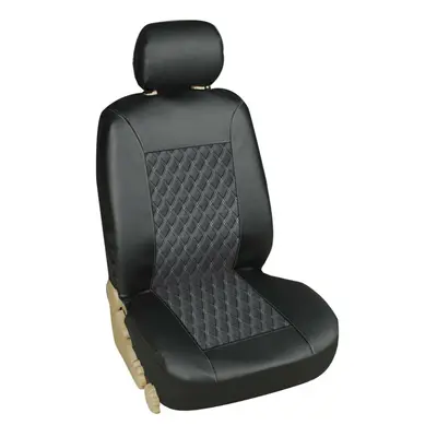 (Single) Seater / Seater PU Leather Front Rear Universal Car Seat Covers Protector