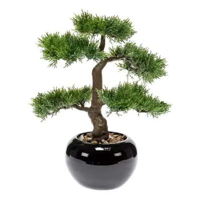 Emerald Artificial Cedar Bonsai Green cm