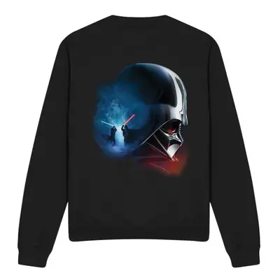 (M, Black) Star Wars Unisex Adult Obi Wan Kenobi Vader Poster Sweatshirt