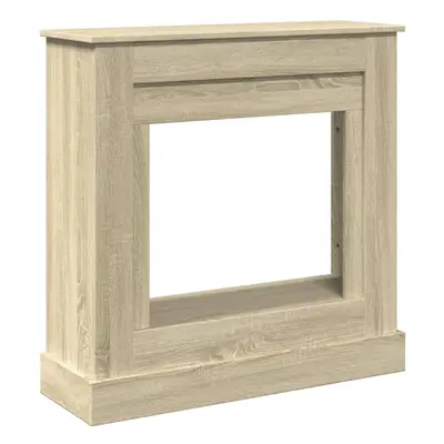 (sonoma oak) vidaXL Fireplace Surround Fire Surround Fire Place Engineered Wood