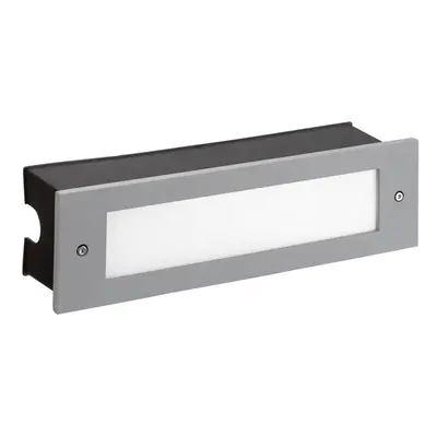 Leds-C4 Micenas - Outdoor LED Recessed Wall Light Grey 29.8cm 1140lm 3000K IP65