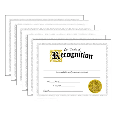 TREND Certificate of Recognition Classic Certificates Per Pack Packs