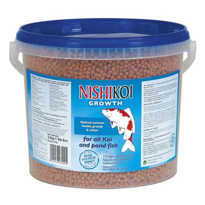 Nishikoi Growth Complete Food for Koi and Pond Fish - Medium Pellets - 2.5kg