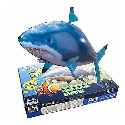 (Shark Fish) Remote Control Fly Air Shark Inflatable Fish Toy