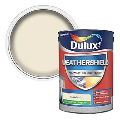 Dulux Weathershield Smooth Masonry Paint 5L Gardenia