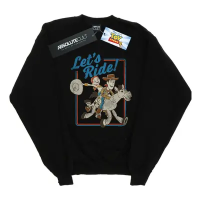 (XXL, Black) Disney Mens Toy Story Let's Ride Sweatshirt