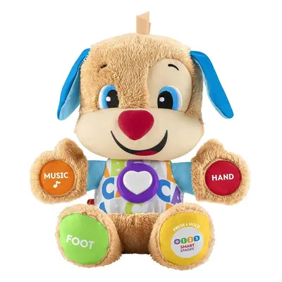 Fisher-Price Smart Stages Puppy, Laugh and Learn Soft Educational Electronic Toddler Learning To