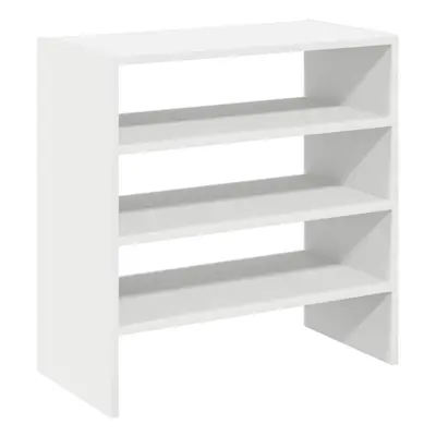 (white, pcs) vidaXL Shoe Racks Stackable Shoe Cabinet Shoe Storage Shelf Hallway Cupboard