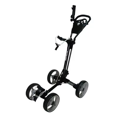 QwikFold Wheel Folding Push Pull Golf CART Foot Brake ONE Second to Open Close BlackCharcoal