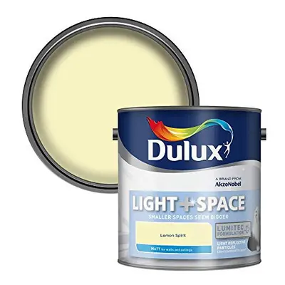 500004 Light & Space Matt Emulsion Paint For Walls And Ceilings - Lemon Spirit 2.5L