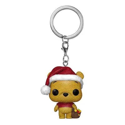 Disney Pocket Pop! Keychain Holiday Winnie the Pooh (Diamond Glitter)