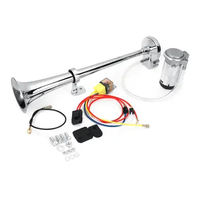 12V 150DB Single Trumpet Air Horn Compressor Kit For Car Truck Boat Van Train