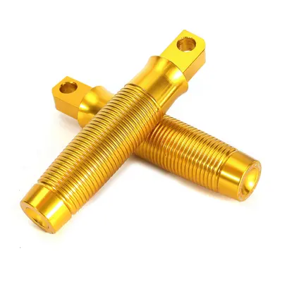 (Gold) CNC Foot Peg Foot Rests Foot Peg For Sportster Touring Dyna Cruiser