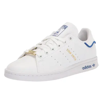 adidas Originals Men's Stan Smith Sneaker White/Team Royal Blue/Yellow 5.5