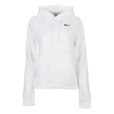 Nike Womens Pullover Fleece Hoodie (White Small)