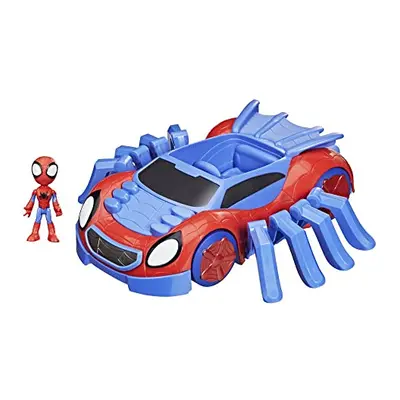 Marvel Spidey and His Amazing Friends Ultimate Web-Crawler, With Spidey Stunner Feature And 4-In