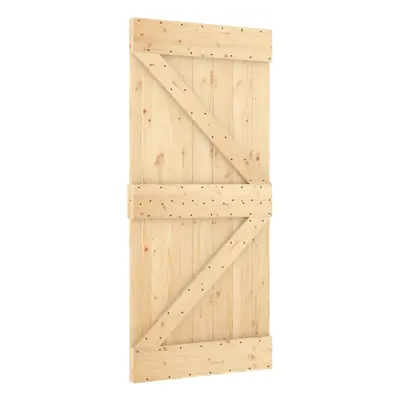 (triangle, x cm) vidaXL Solid Pine Wood Door Porch Wooden Sliding Entrance Door Home Front Door