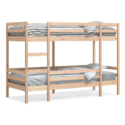 vidaXL Bunk Bed Loft Bed Bedroom Kids Bed Frame 75x190 cm Solid Wood Pine