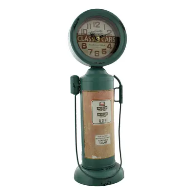 Hometime Metal Mantel Clock - Gas Pump - Widdop