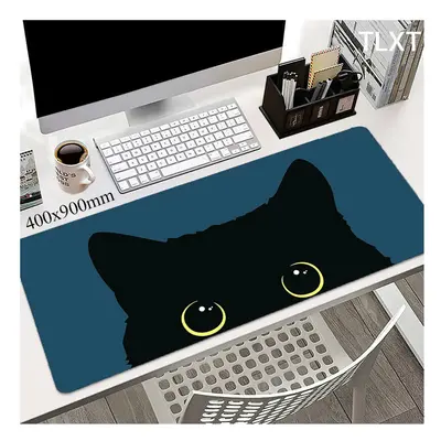 (1, 1000x500x4mm) Mouse Pads Cute Cat Computer Mousepad Company Desk Pad 100x50cm Large Kawaii M