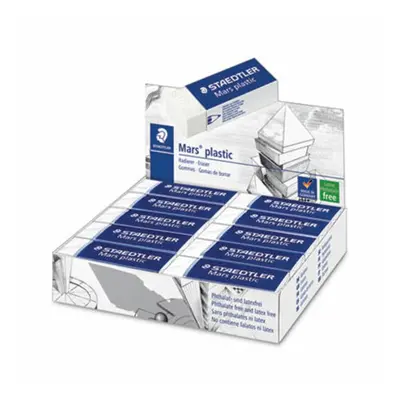 Staedtler Mars Eraser White Vinyl 20/Box