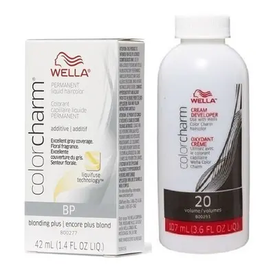 (BP+Dev(Vol.20)3.6oz) Wella Color Charm BP Blonding Plus Hair Toner