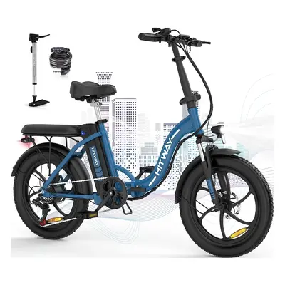 HITWAY BK6SL Electric Bike 20X3.0 E bike, 36V/13Ah Battery Electric Bicycles, 50-100KM, 250W Mot