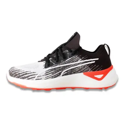 (UK 10.5, White/Black/Red Blast) Puma Golf Mens Electrocat Waterproof Knitted Upper Nitro Foam S