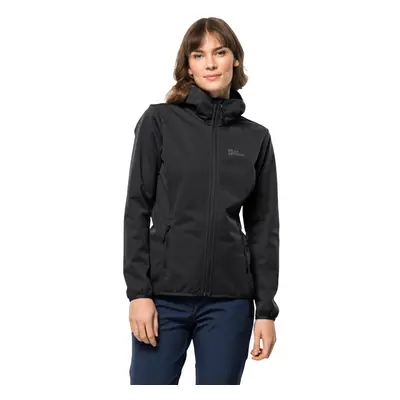 Jack Wolfskin Women Standard Windhain Hoody W Black Large