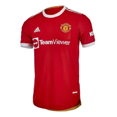 adidas Men's Manchester United Home Authentic Soccer Jersey 2021/22 (M