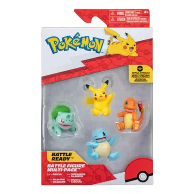 Pokemon Match Figure; Pikachu Bulbasaur Charmander Squirtle 2"" Fig