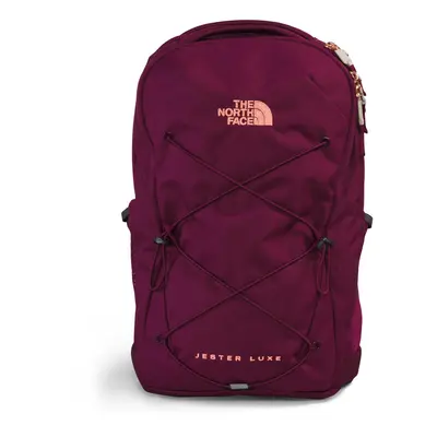 THE NORTH FACE Womens Jester Luxe Everyday Laptop Backpack BoysenberryBurnt Coral Metallic One S