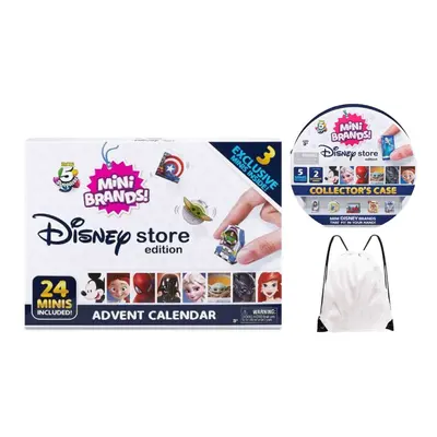 5 Surprise Mini Brands Disney Store Exclusive Holiday Advent Calendar Gift Lot - Calendar & Coll