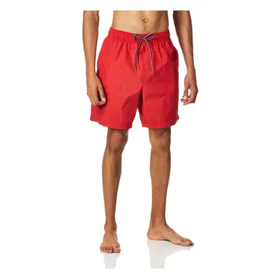 Tommy Hilfiger mens 7"" Swim Trunks Tommy Red Large US