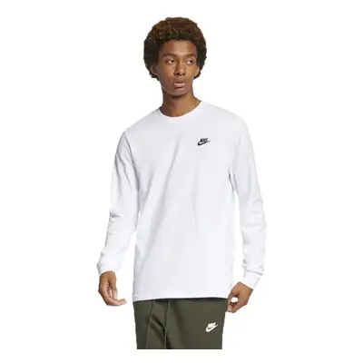 Nike Sportswear Men's Long-Sleeve T-Shirt White/Black