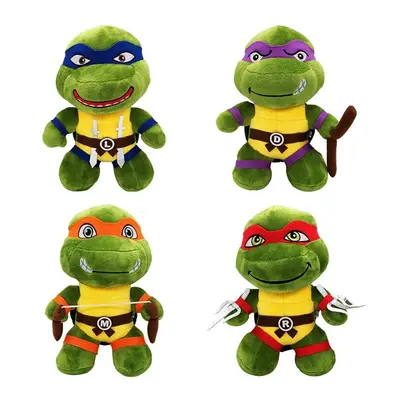 (4PCS-A) 4pcs Ninja Turtle PlushToy Creative Doll Kids Toys Gifts