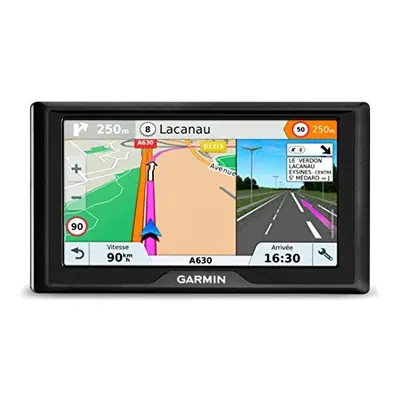 Garmin Drive 61LMT-S 6-Inch Sat Nav with Lifetime Map Updates for UK, Ireland, Full Europe and F