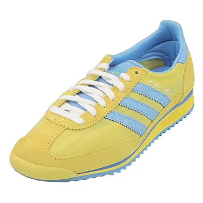 (6.5) adidas Sl72 Sporty&rich Unisex Fashion Trainers in Yellow Blue