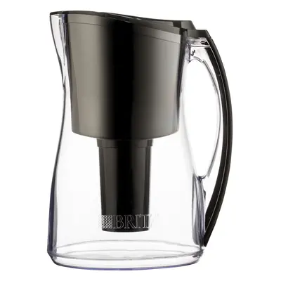 Brita Medium Cup Water Filter Pitcher with Standard Filter BPA Free - Marina Black