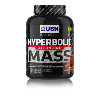 (Chocolate) USN Hyperbolic Mass High Protein Creatine & Carbohydrates All In One Gainer 2kg