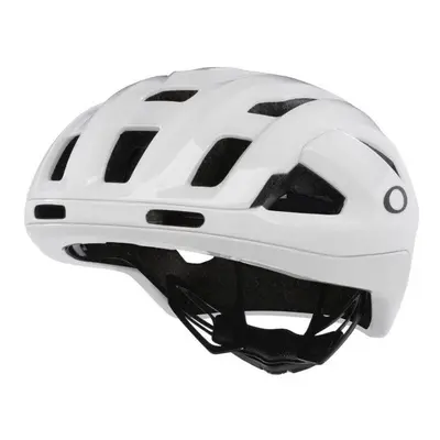 (L, Ice White Reflective) Oakley ARO3 Endurance Cycling Bike Helmet Detachable Visor Matte Polis